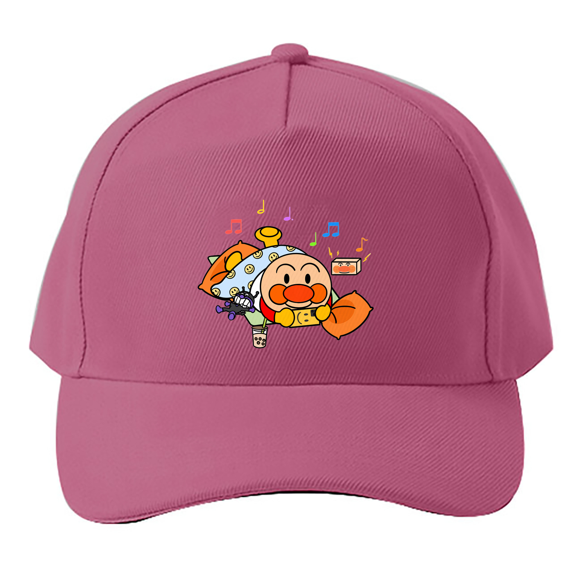 （画像用） アンパンマン Anpanman ベースボールキャップ 綿100％ 男女兼用 帽子 スポーツ